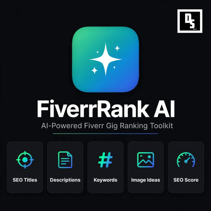 FiverrRank AI – Fiverr Gig SEO, Keyword & Ranking Optimization Tool